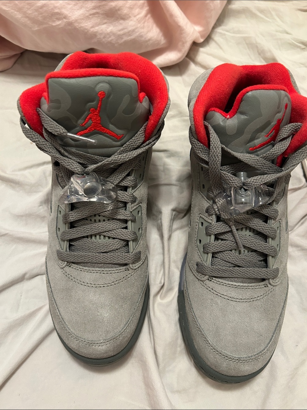 Air Jordan 5 Retro “Wolf Grey” not reps 8.5 in womens 7 in boys